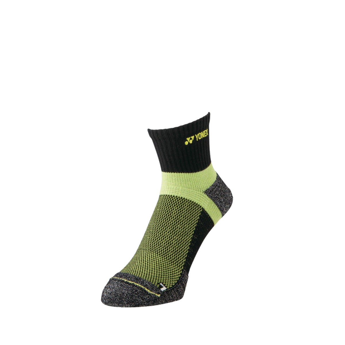 Yonex 19232EX Sport Quarter Socks Unisex - Black Black Clothing Yonex