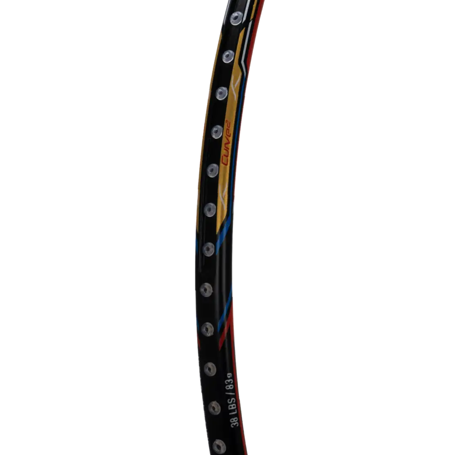 Hundred Atomic X 38 Control Badminton Racket - White/Black Badminton Rackets Hundred