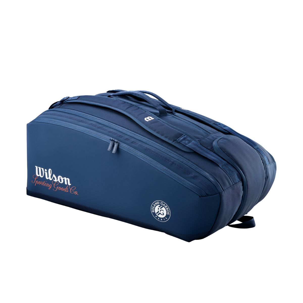 Wilson Roland Garros 2026 Session Soire 15 Racket Bag - Navy/Clay Navy Clay 15 Rackets Luggage Wilson