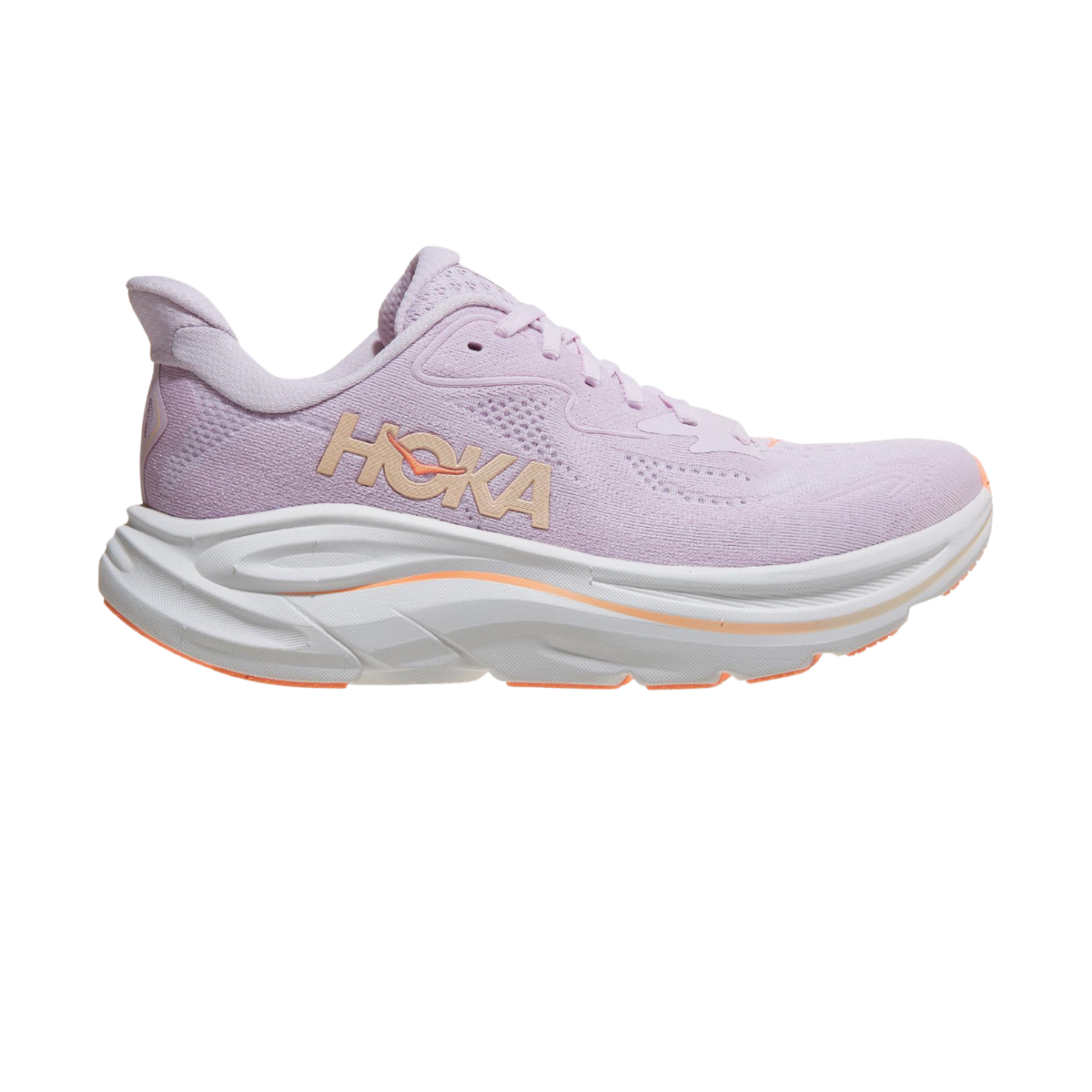 Hoka Clifton 10 Running Shoe Women - Lilac Cream/Tangerine Glow Lilac Cream Tangerine Glow Running Shoes Hoka