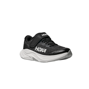 Hoka Rincon 4 Little Kids Shoe - Black/White Running Shoes Hoka