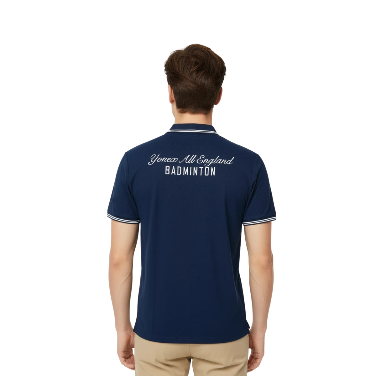 Yonex All England 1899 S/S Polo Shirt 26 - Oxford Navy Clothing Yonex
