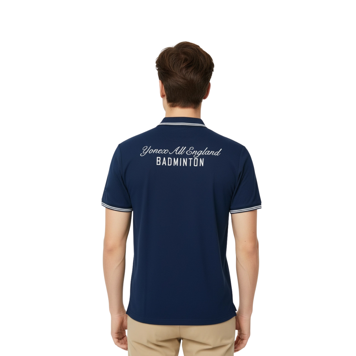 Yonex All England 1899 S/S Polo Shirt 26 - Oxford Navy Clothing Yonex