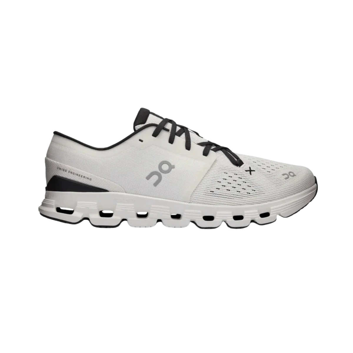 On Running Cloud X 4 Running Shoe Women, Ivory/Black, front view