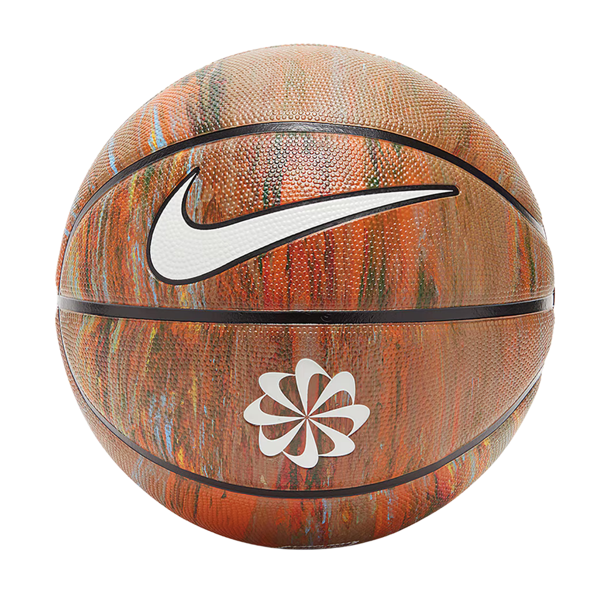 Nike Everyday Playground 8P Next Nature Basketball - Amber/Black Multi Amber Black White One Size Basketball Nike