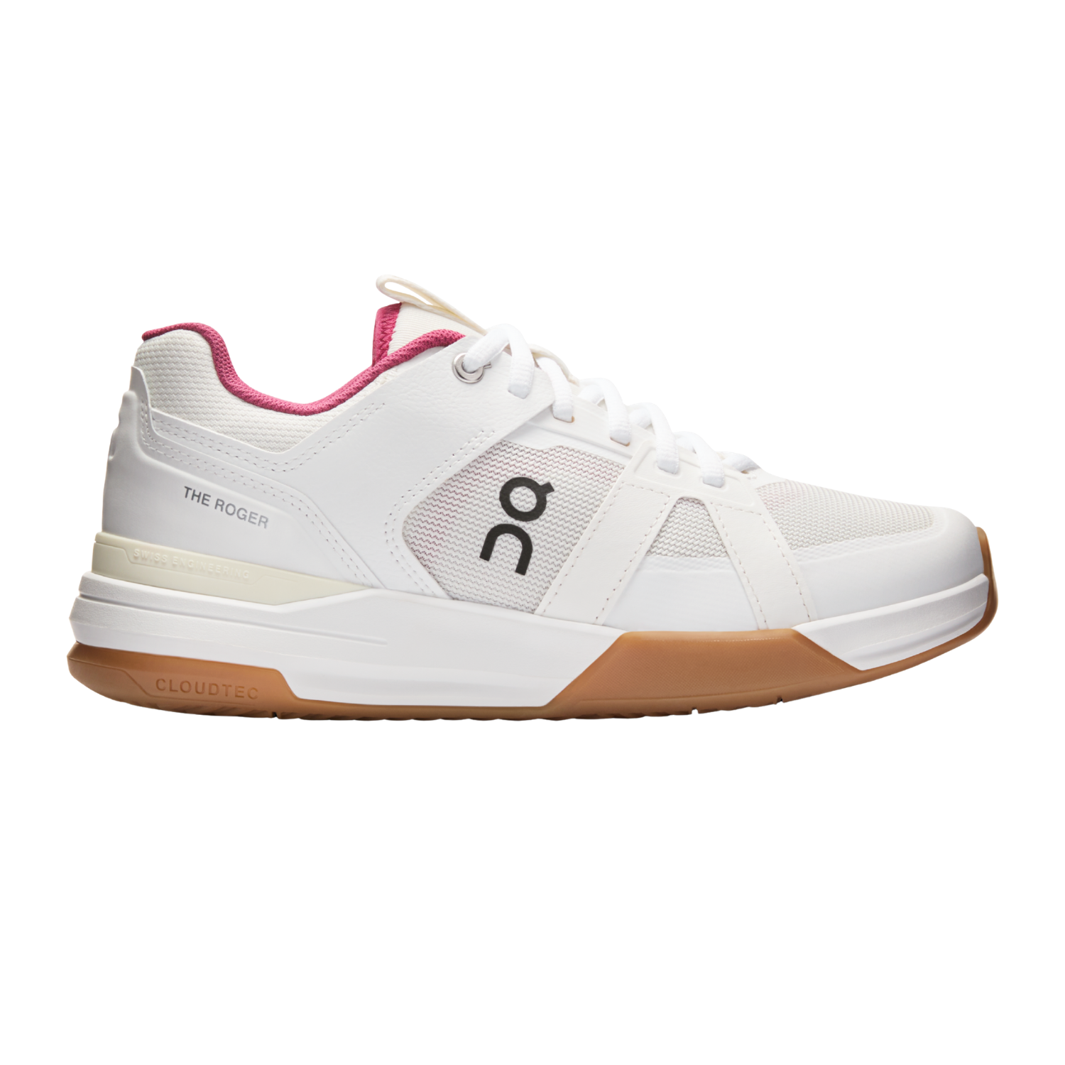On Running The Roger Clubhouse Pro Tennis Shoe Women - Ivory/Grenadine