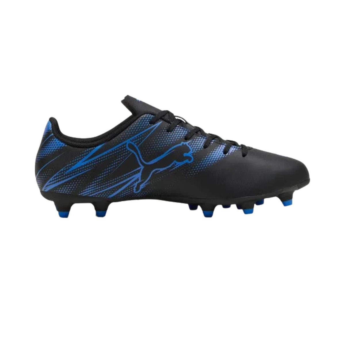 Puma Attacanto FG/AG Football Boots Junior - Puma Black/Silver/Blue Football Boots Puma