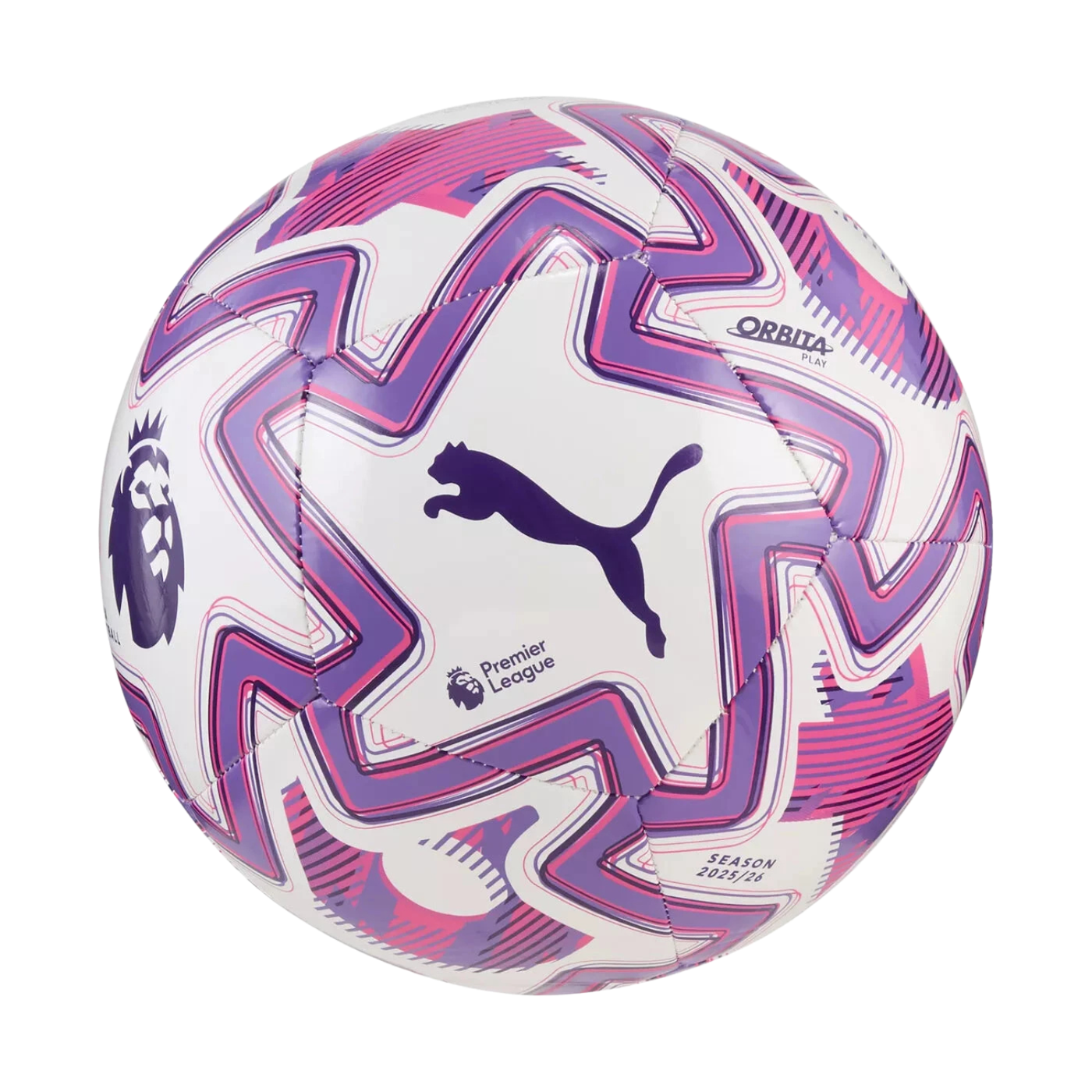 Puma Orbita Play PL Brilliance - White/Multicolor Puma White Multicolour S5 Footballs Puma