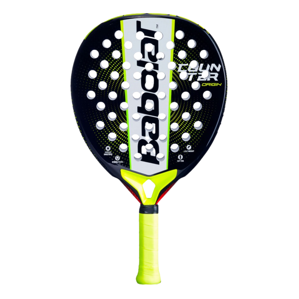 Babolat Counter Origin Padel Racket - Yellow (150154) Yellow One Size Padel Rackets Babolat