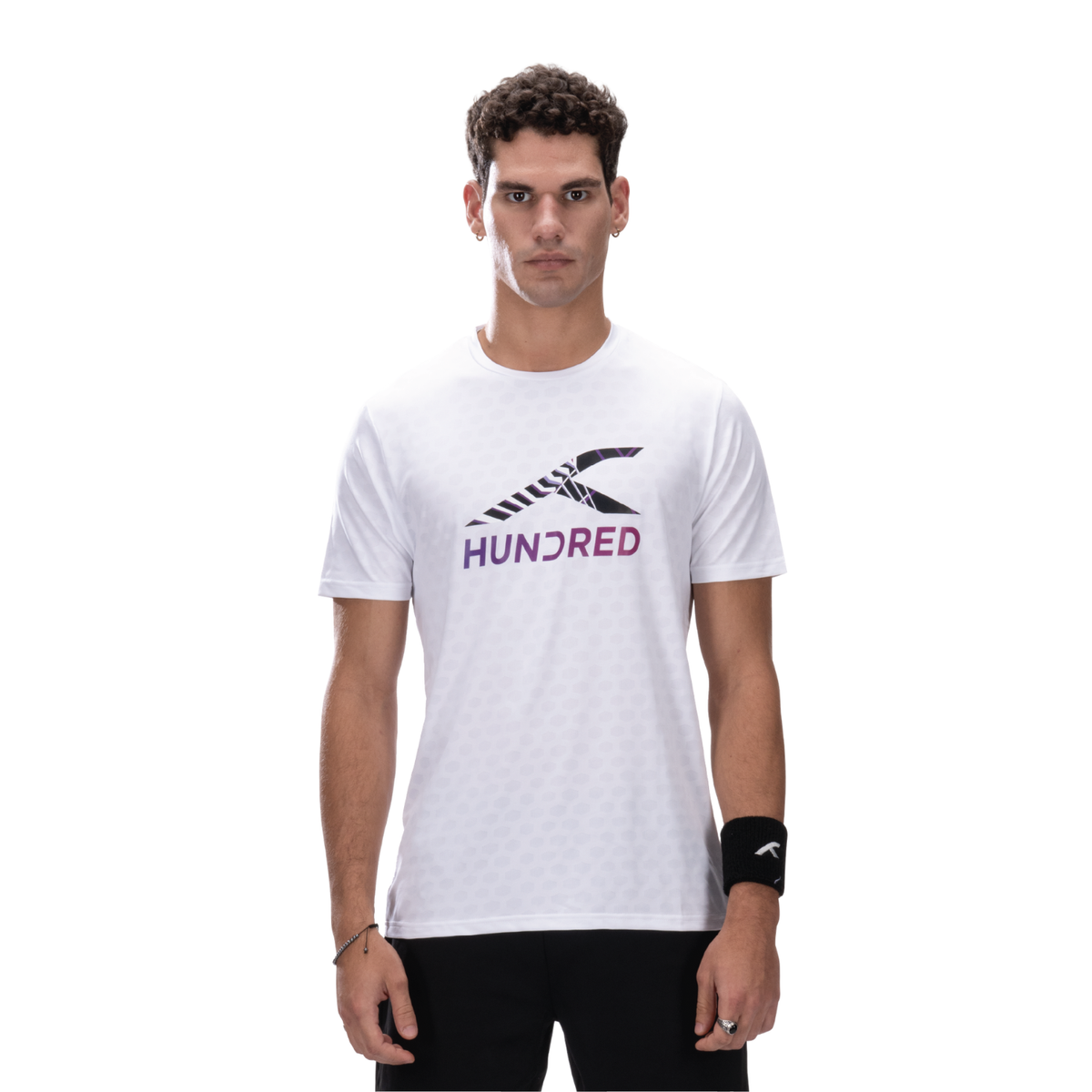 Hundred RN T-Shirt HBTS-5M022-2 Men - White White Clothing Hundred