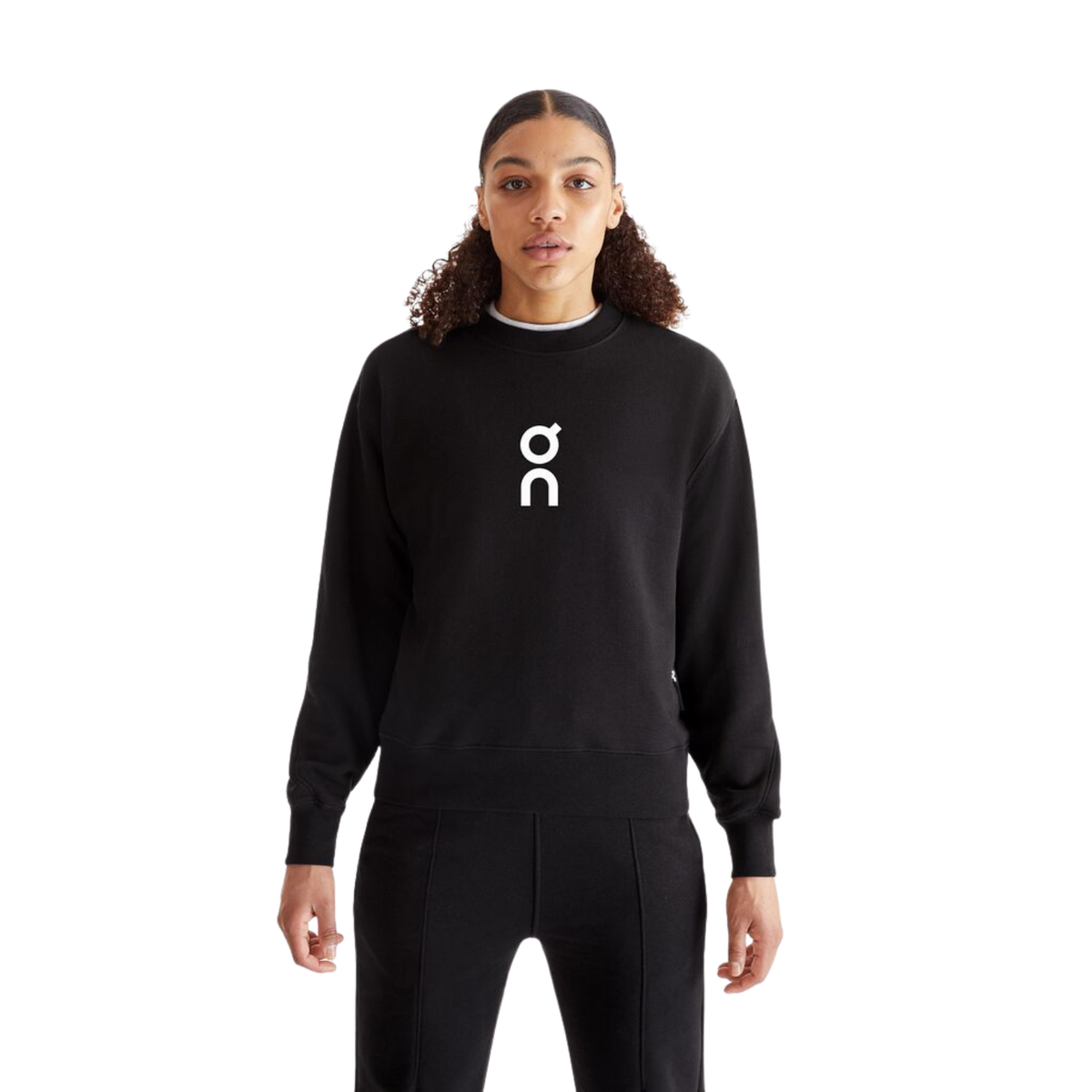 On Club Crew Women - Black Clothing On Running