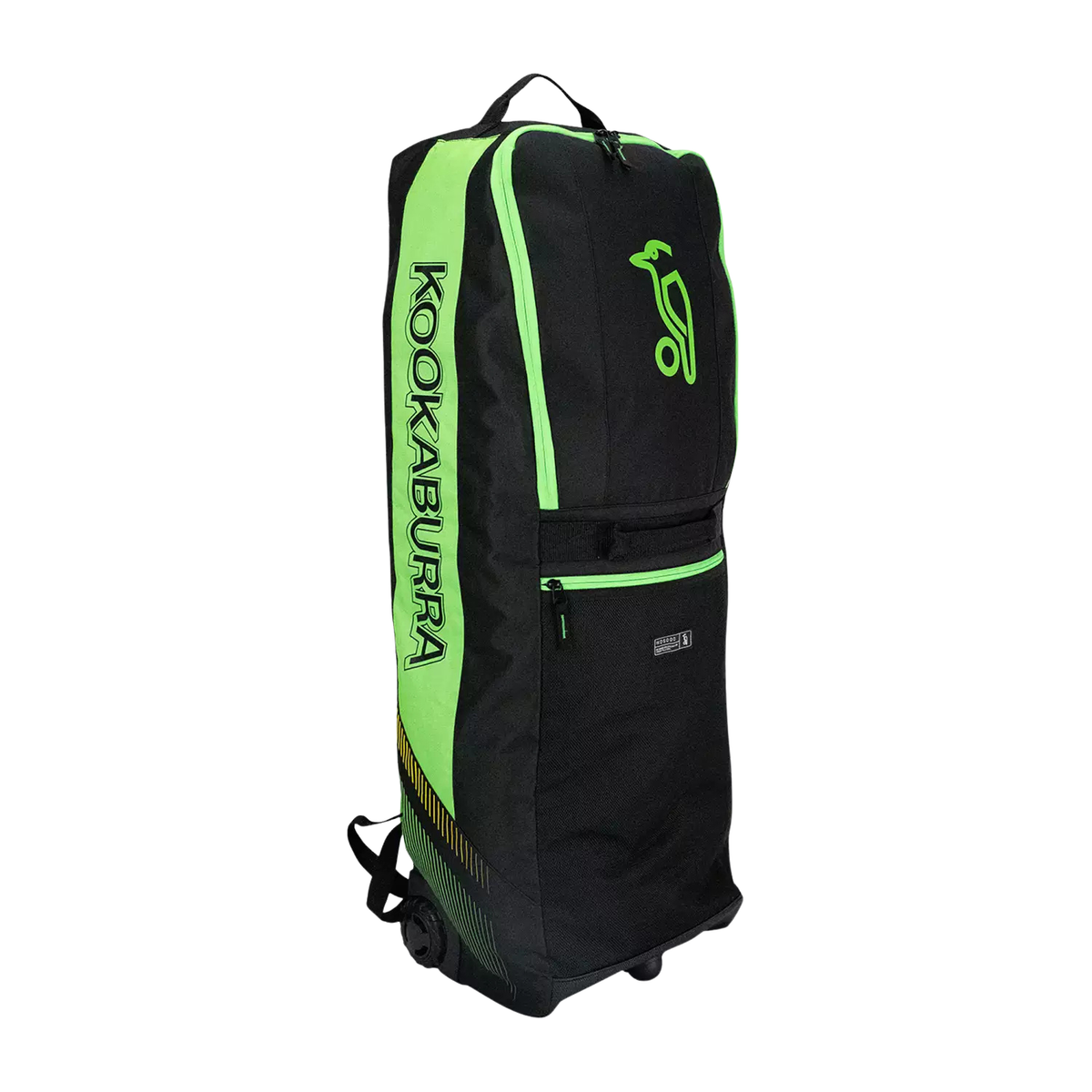 Kookaburra WD5000 Wheelie Duffle Bag Black Green One Size Kookaburra