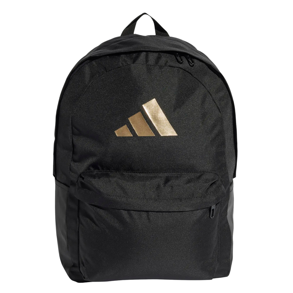 Adidas Classic 3 Bars Backpack - Black/Gold Black Gold Backpack Luggage Adidas