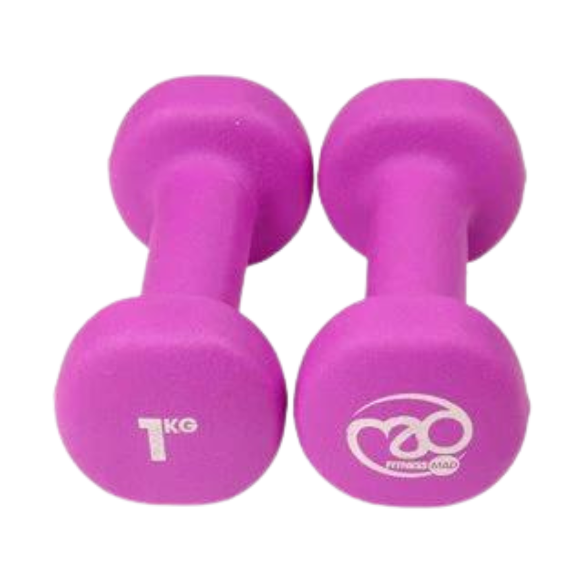 Fitness Mad Neoprene Dumbbells - Purple Exercise & Fitness Fitness Mad