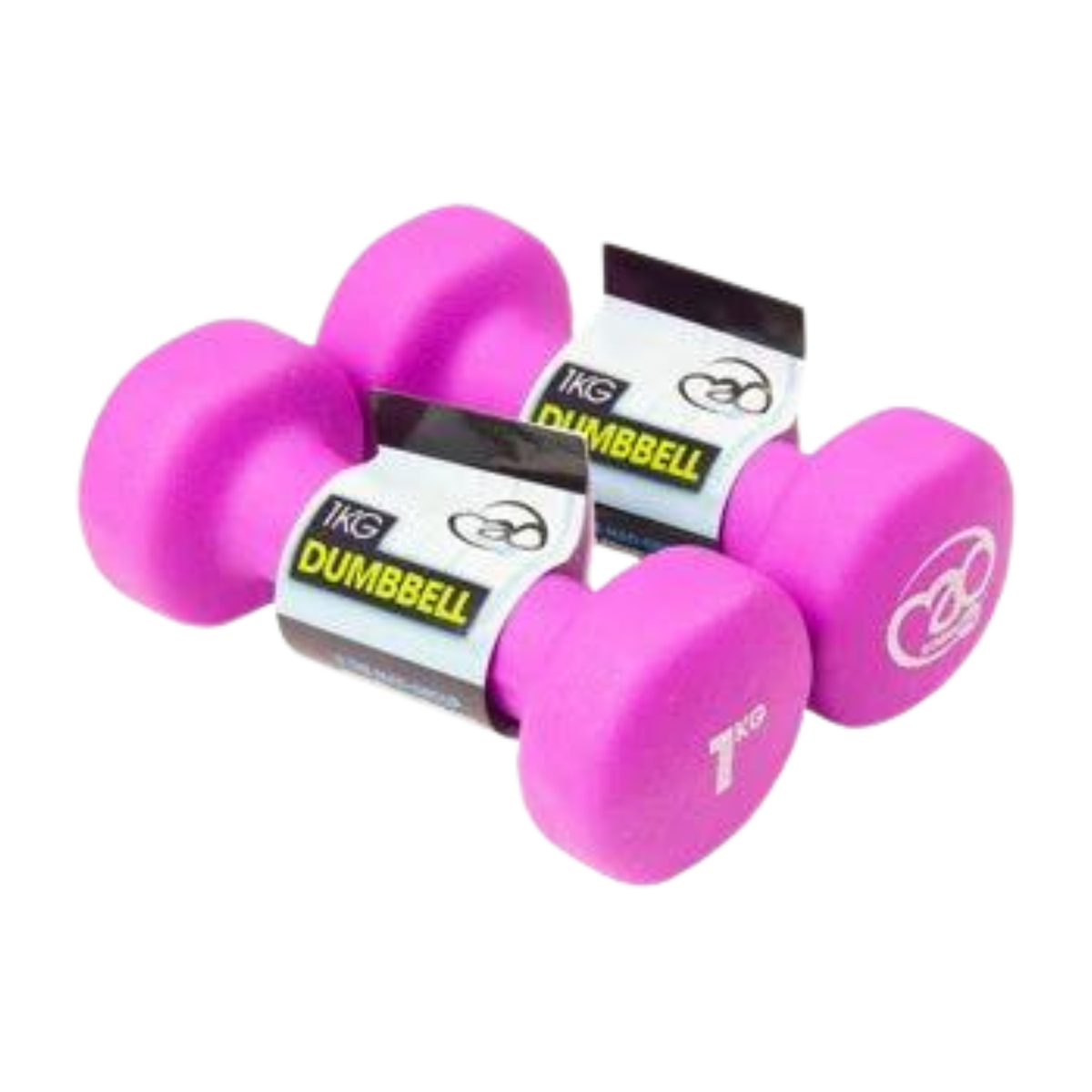 Fitness Mad Neoprene Dumbbells - Purple Purple 1KG Exercise & Fitness Fitness Mad