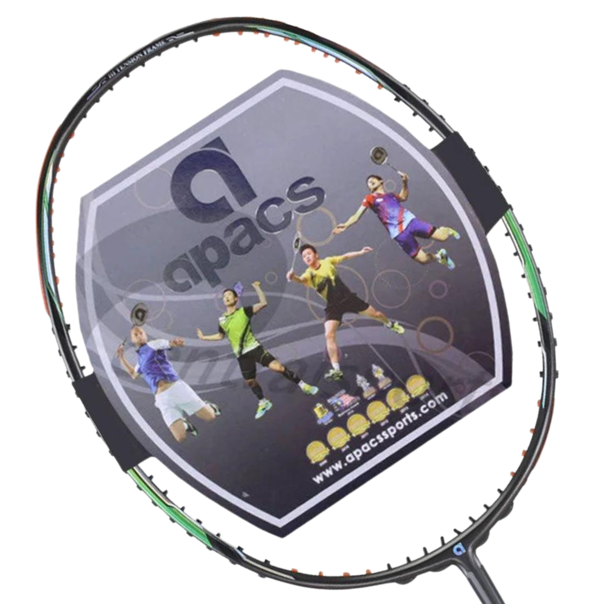 Apacs Honor Pro Badminton Racket (Unstrung) Black 3U4 Badminton Rackets Apacs