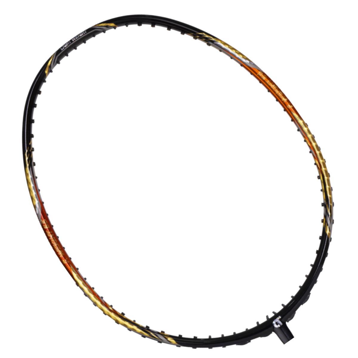 Apacs Feather Weight 55 8U Badminton Racket (Unstrung) Black Orange 8UG2 Badminton Rackets Apacs