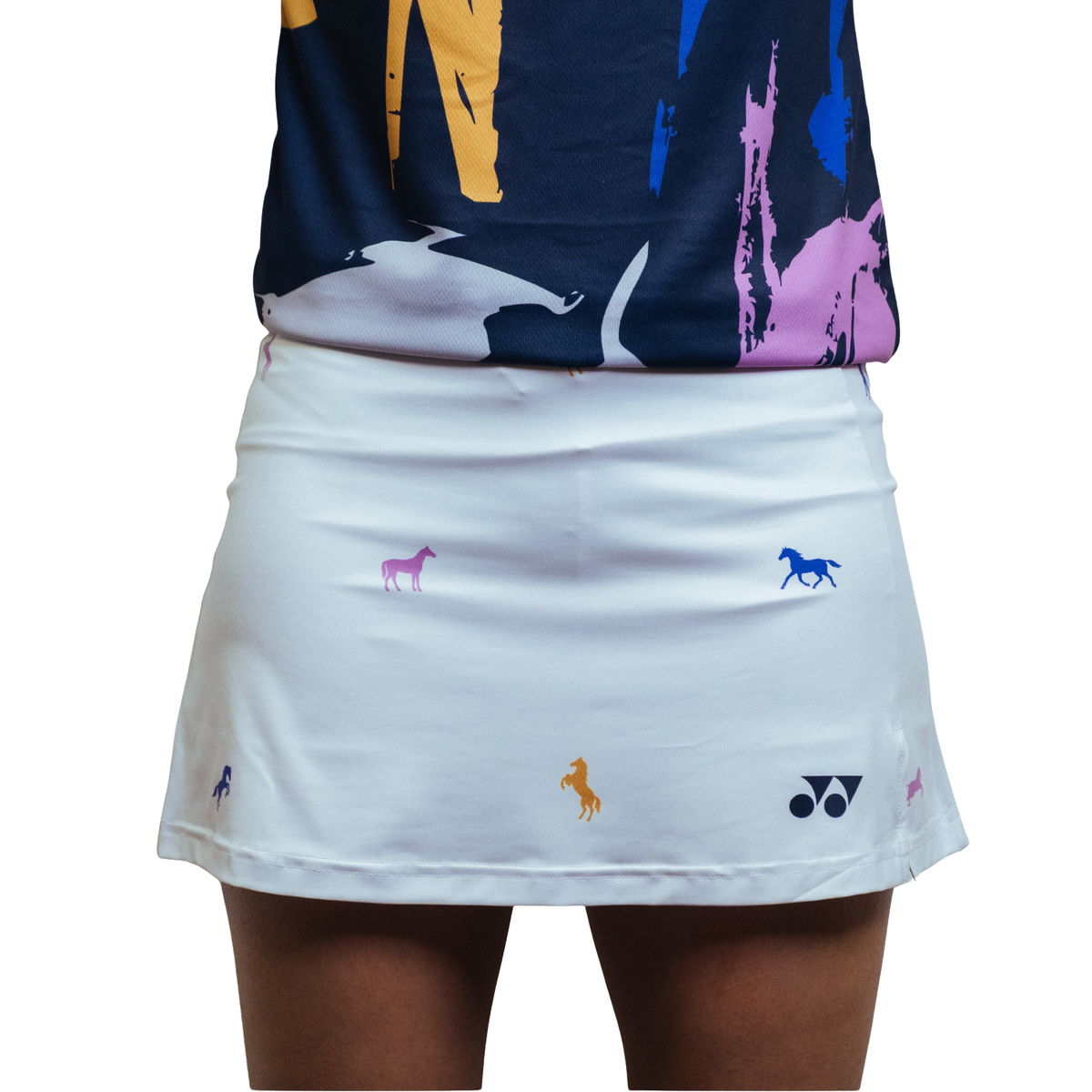 Yonex Galloping Elegance – Women’s Performance Skort (White) Yonex CNY2026 Game Skort A Women White Clothing Yonex