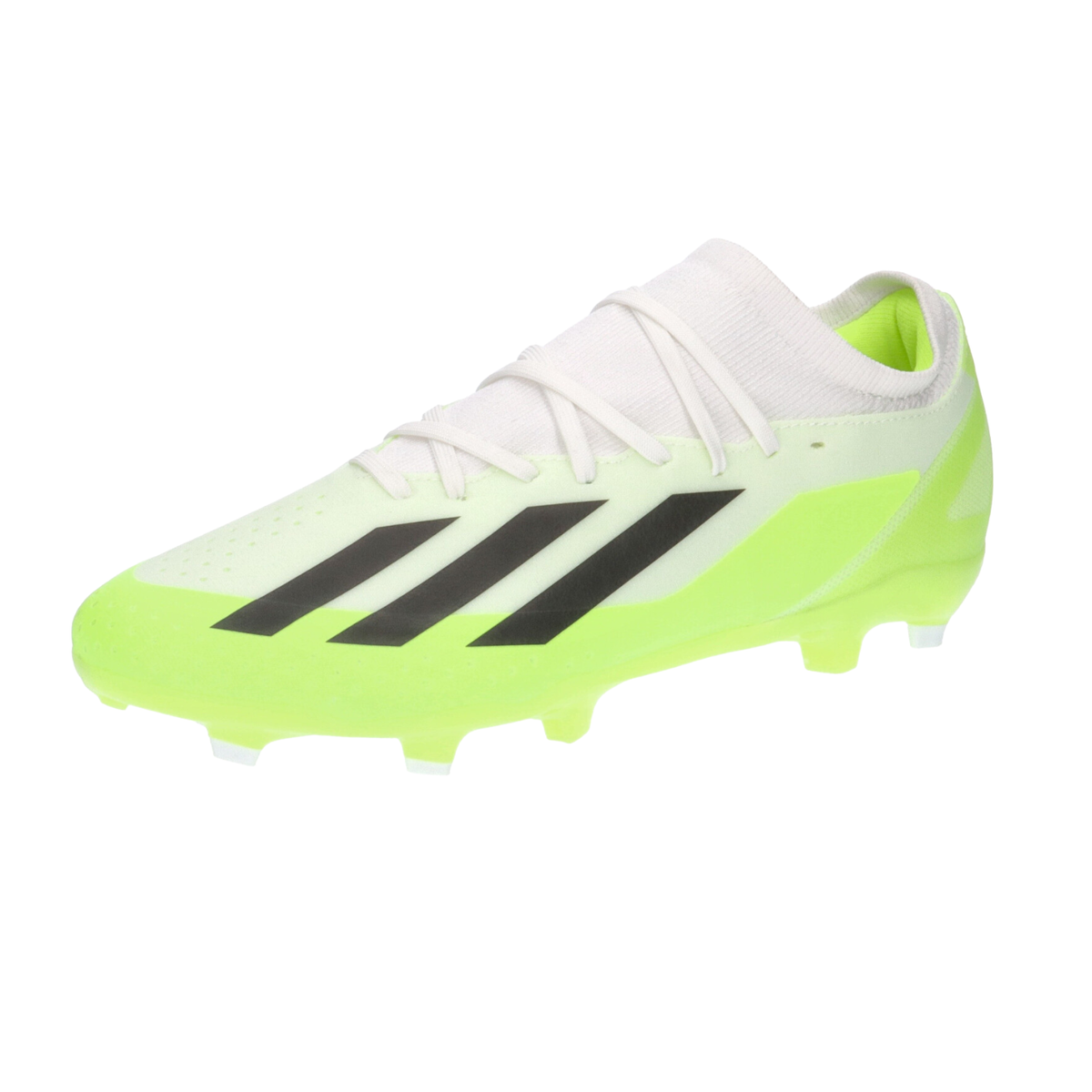Adidas X Crazyfast .3 FG Football Boots Unisex - White/Green Football Boots Adidas