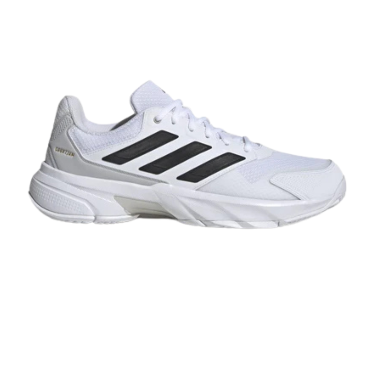 Adidas CourtJam Control 3 Tennis Shoes Men - White/Black/Grey Tennis Shoes Adidas