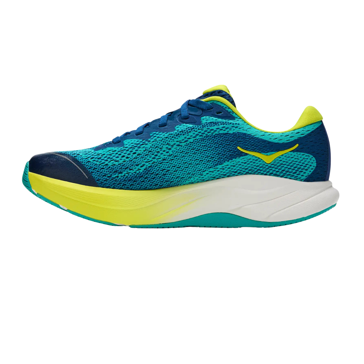 Hoka Rincon 4 Running Shoe Junior - Electric Aqua/Neon Citrus Running Shoes Hoka