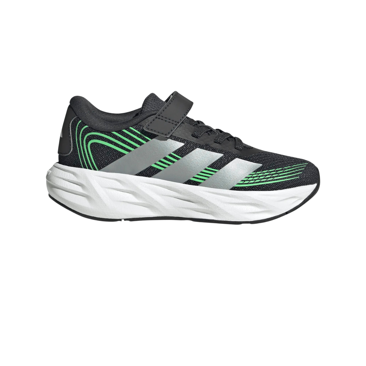 Adidas Galaxy 8 Running Shoe Kids - Grey/Green Running Shoes Adidas