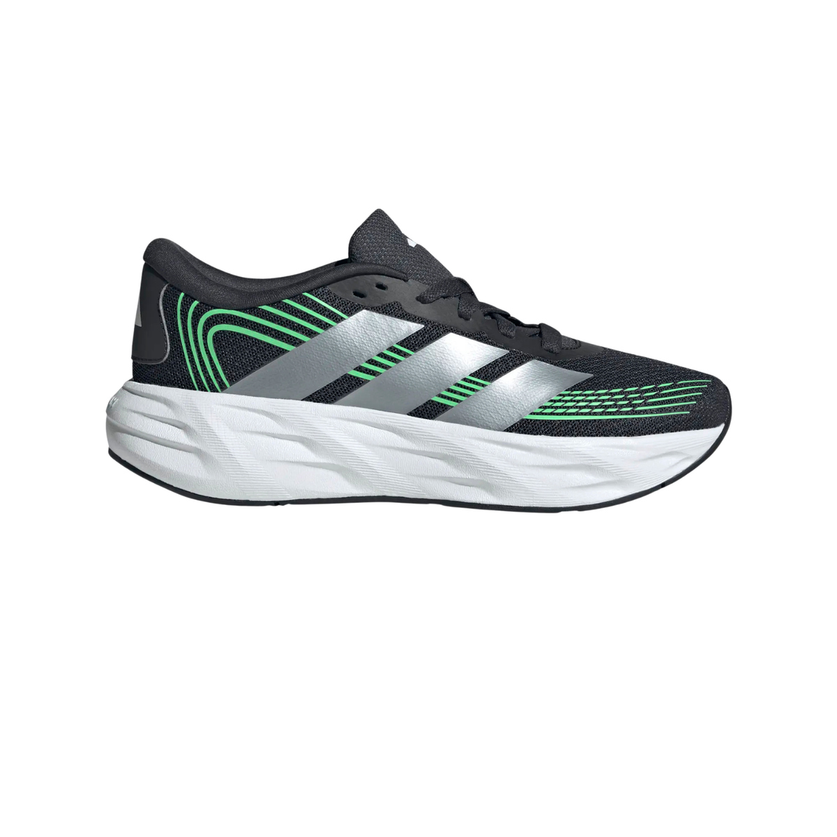 Adidas Galaxy 8 Running Shoe Junior - Grey/Green Running Shoes Adidas
