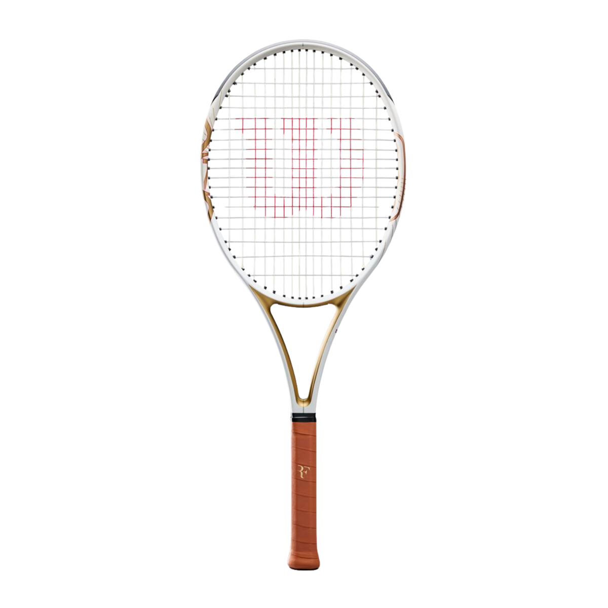 Wilson Roger Federer 01 Hall of Fame 2026 Tennis Racket - White/Gold White Gold Tennis Rackets Wilson