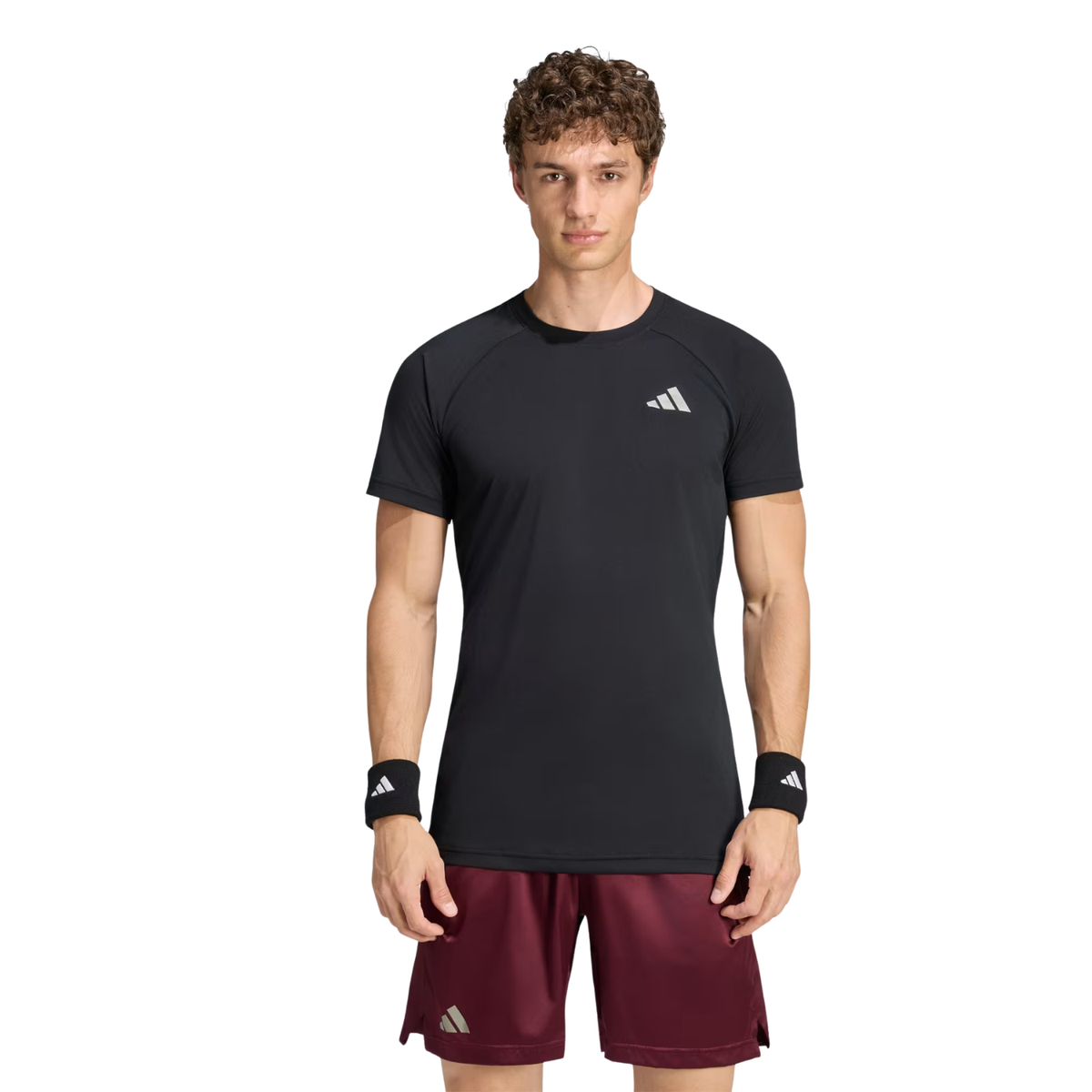 Adidas Tennis Pro Climacool Freelift Tee, Black, back view