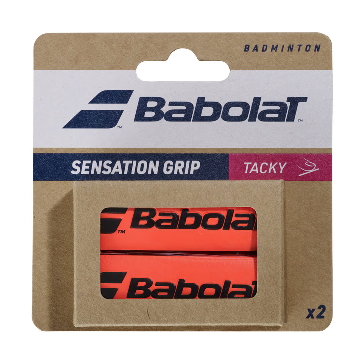Babolat Grip Sensation X2 Overgrip - Red Accessories Babolat