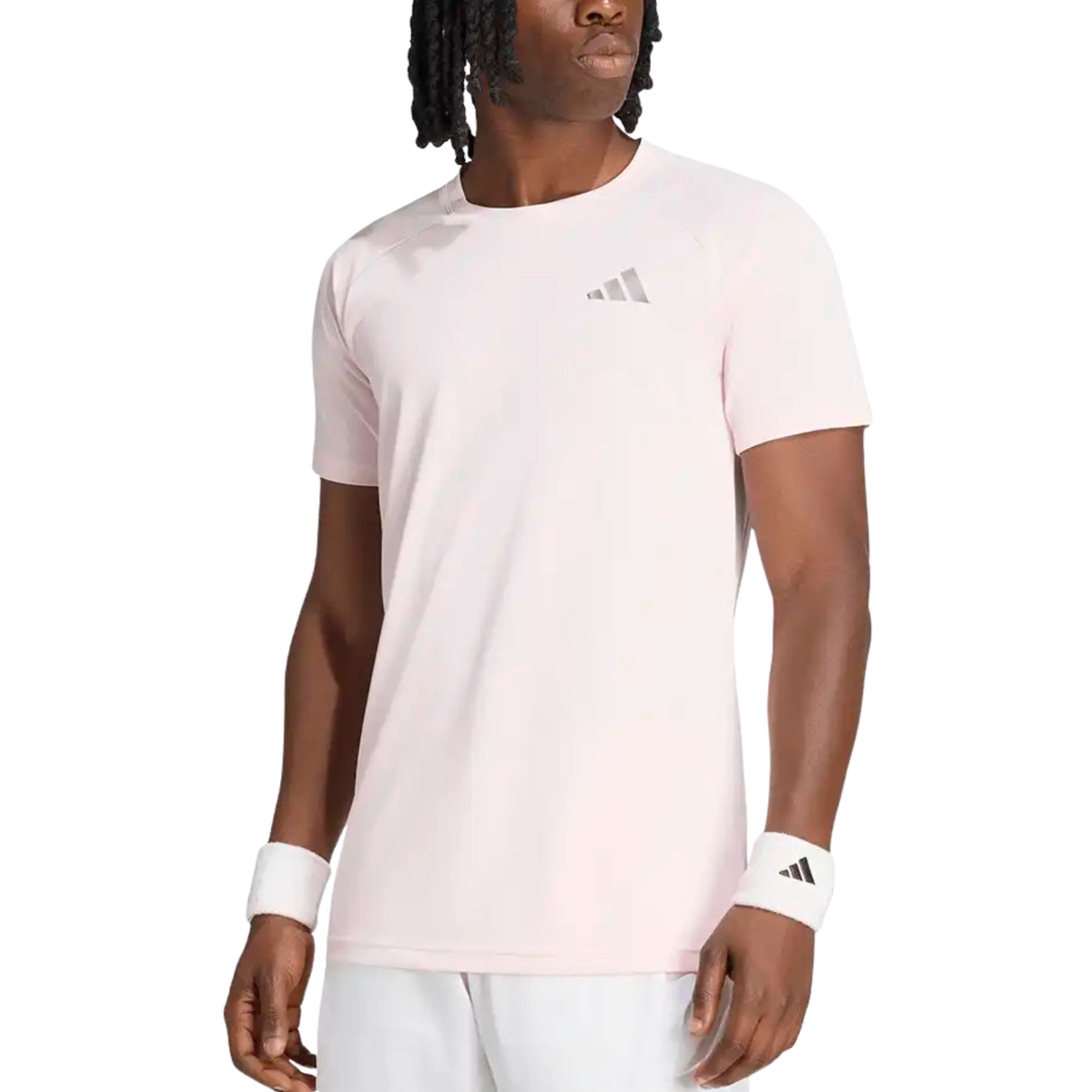 Adidas Tennis Pro Climacool Freelift Tee, Pink, back view