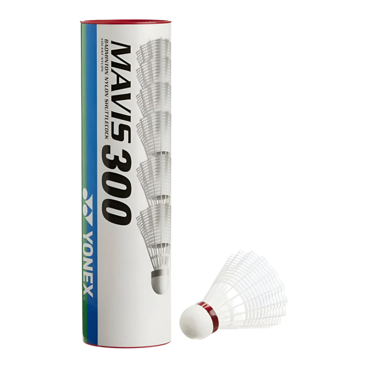 Yonex Mavis 300 Fast 1/2 dozen - White From £10.15 White One Size Synthetic Shuttle Yonex