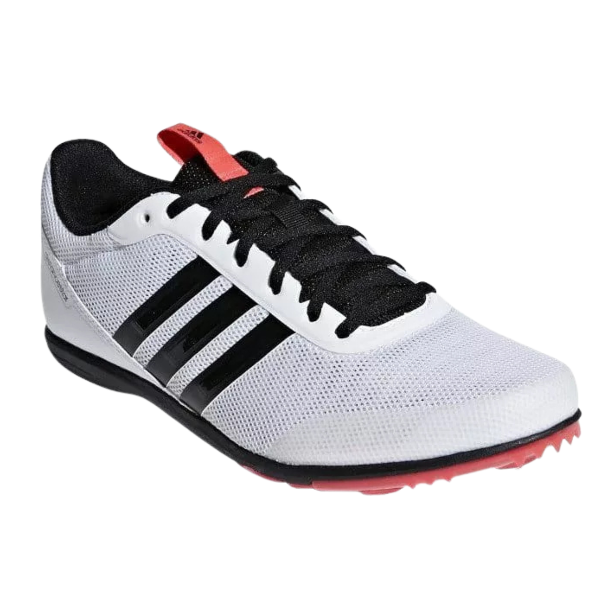 Adidas Distancestar Women's Running Spikes - White/Black/Red (F36063) Running Spikes Adidas
