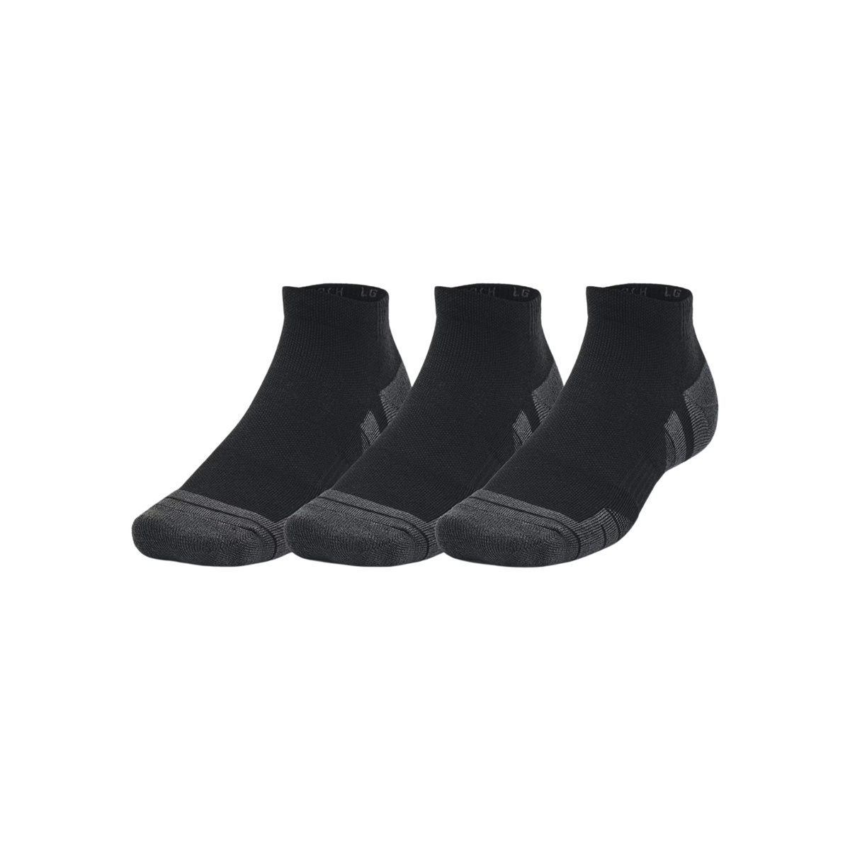 Under Armour Performance Tech 3pack Low Socks Black Jet Gray Clearance Flash