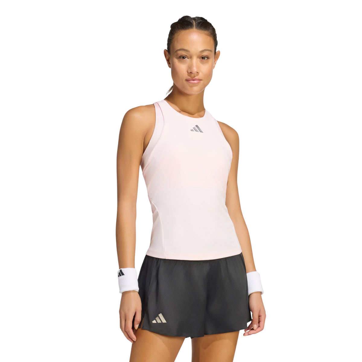 Adidas Tennis Pro Climacool Y-Tank Top, Pink, back view