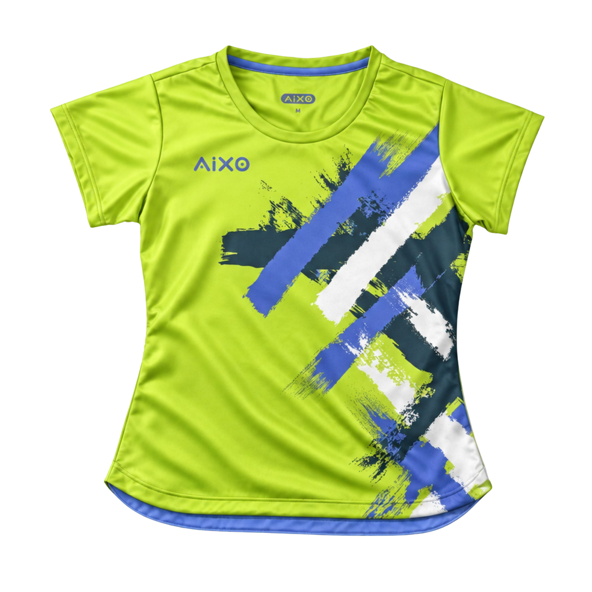 AIXO Eighties Capsule Womens T-Shirt 1 - Lime Lime Clothing Aixo