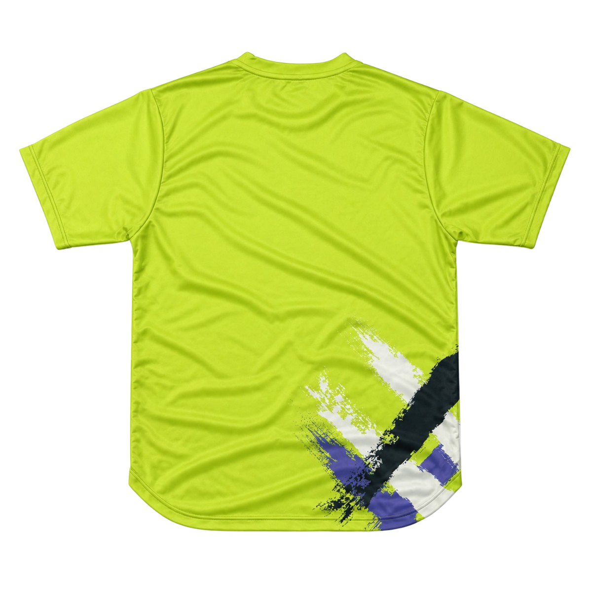 AIXO Eighties Capsule Mens T-Shirt 1 - Lime Clothing Aixo