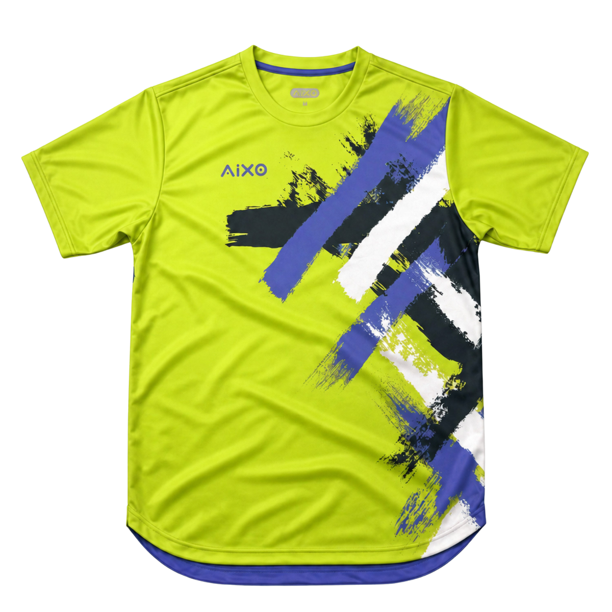 AIXO Eighties Capsule Mens T-Shirt 1 - Lime Lime Clothing Aixo