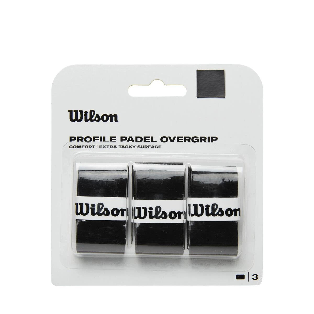 Wilson Profile Padel (WR8416601) Overgrip Black Grips Wilson