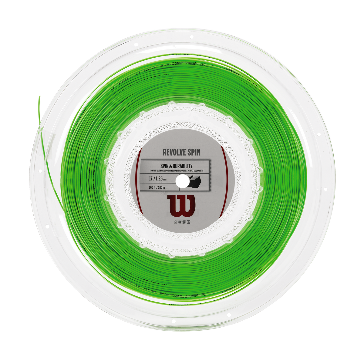 Wilson Revolve Spin 17 Tennis String Reel (WRZ907500) String (Reel) Wilson