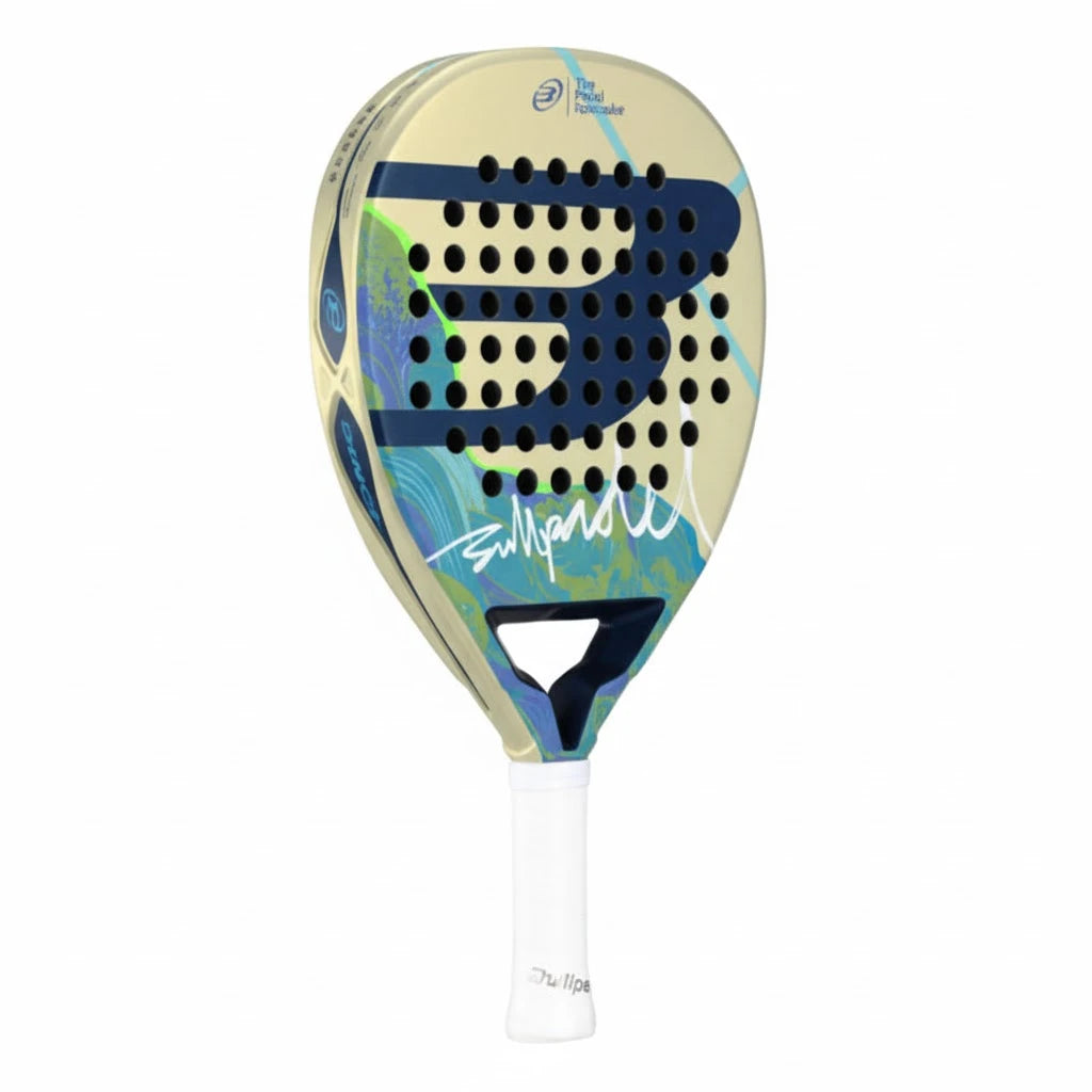 BullPadel Ionic Light 26 Padel Racket - Cream/Turquoise Padel BullPadel