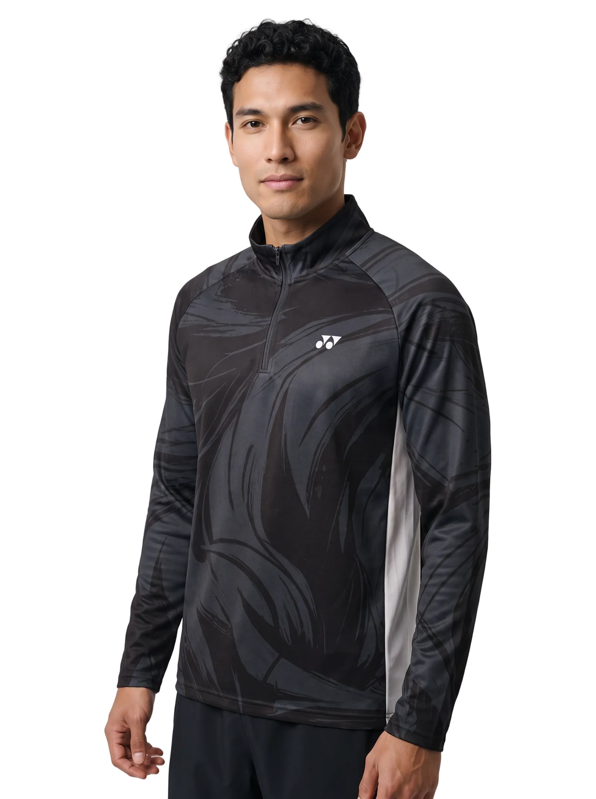 Yonex YML6 Unisex 1/4 Zip Midlayer - Storm Clothing Yonex