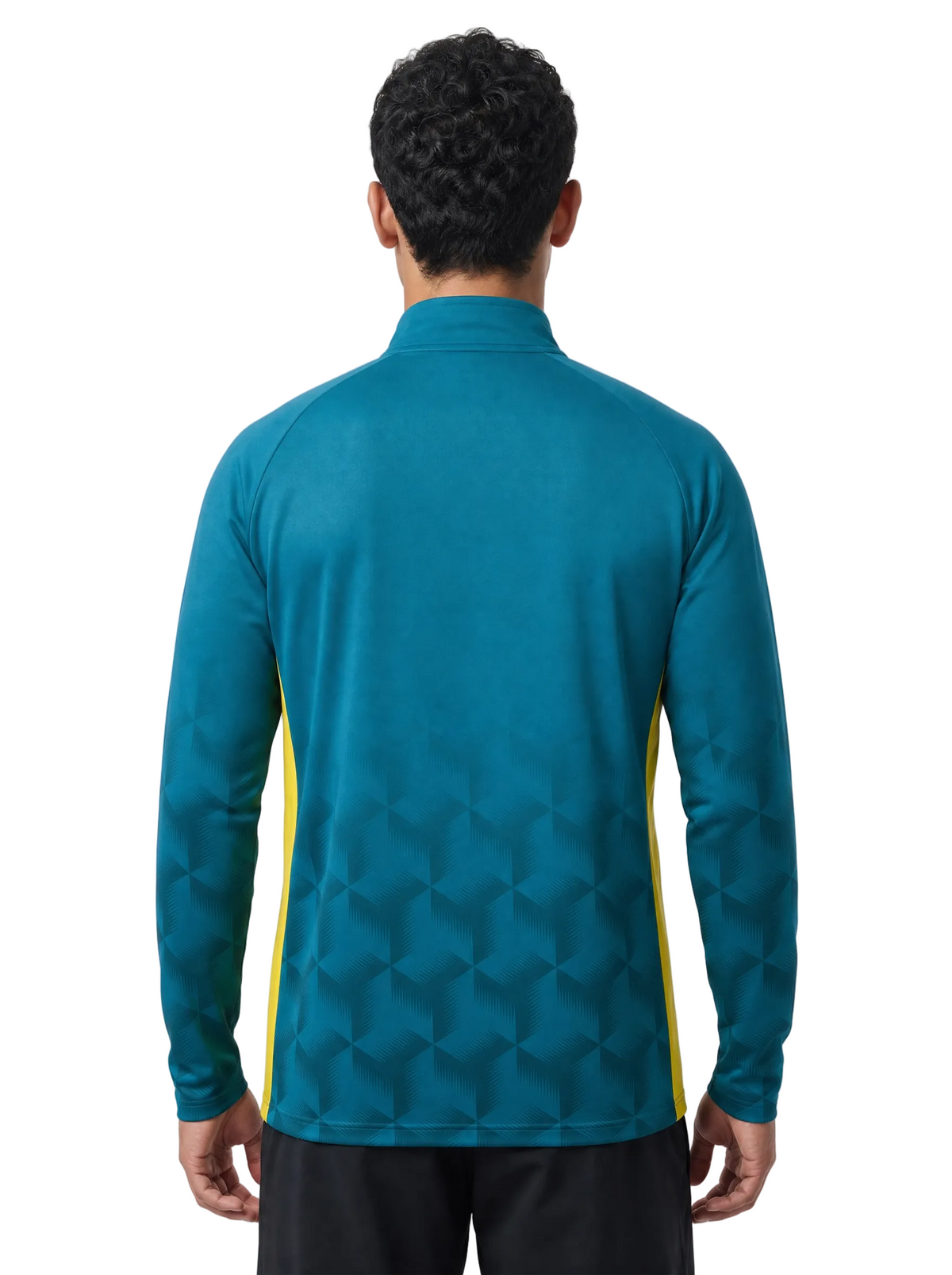 Yonex YML7 Unisex 1/4 Zip Midlayer - Teal Clothing Yonex