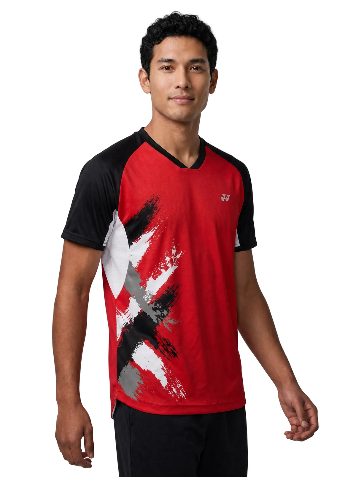 Yonex YTM13 V2 Men T-Shirt - Red Clothing Yonex