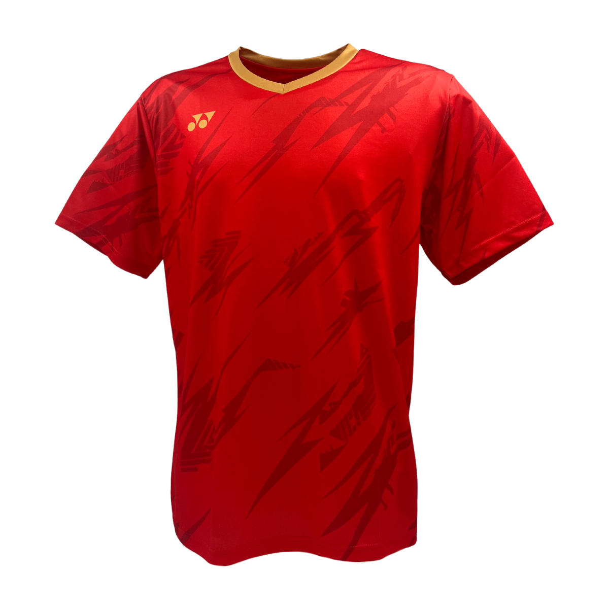 Yonex YTJ8 T-Shirt Junior (Red/Gold) Clothing Yonex