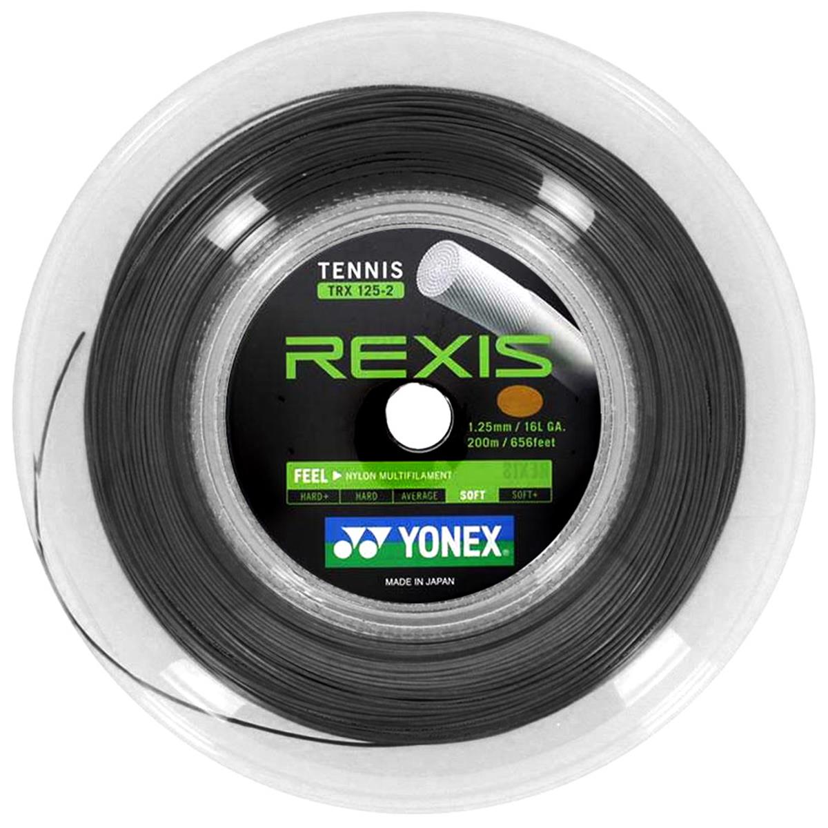 Yonex Rexis 1.25mm 200m Tennis String Black