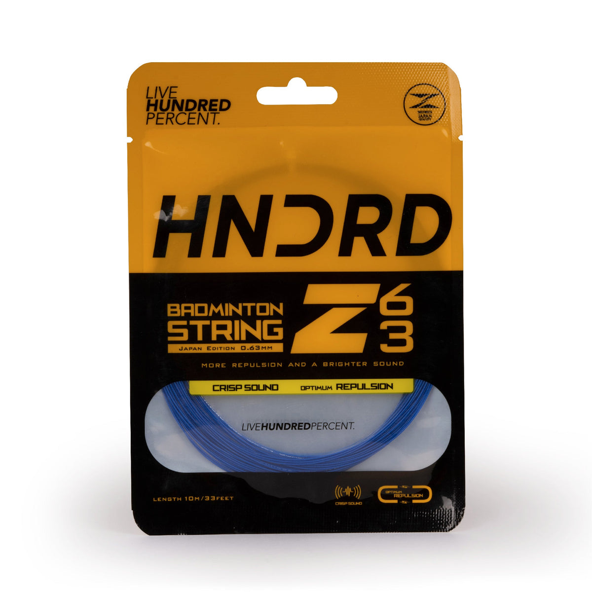 Hundred 63 Z Badminton String HBAA-2M042-4 String (Packs) Hundred