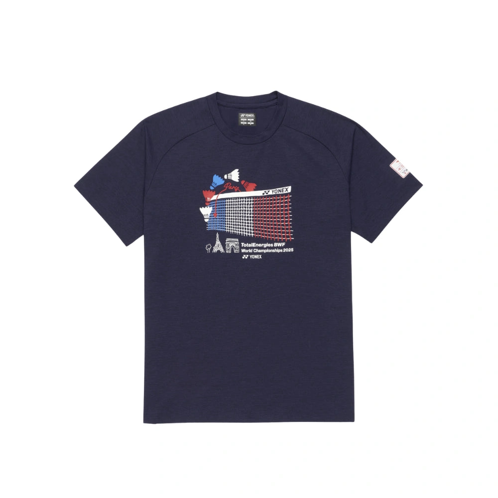 Yonex BWF World Championships 2025 T-Shirt Unisex - Blue YOB25120EX