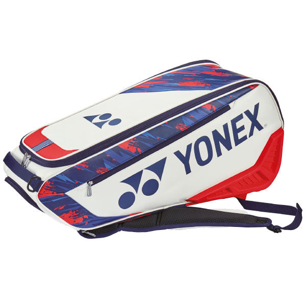 Yonex BA02326EX Expert 6 Racket Bag (White/Red)