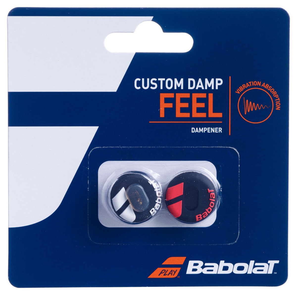 Babolat Custom Damp X2 700040 Twin Pack BLACK FLUO RED Clearance Babolat